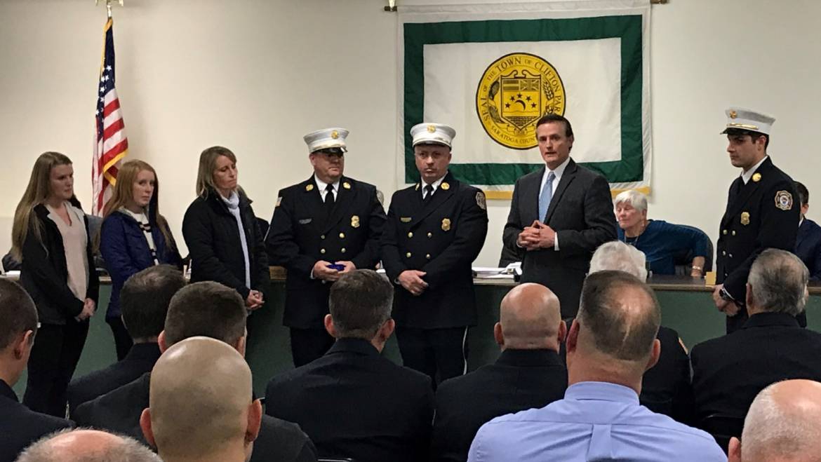 Lifesaving Medal Presentation to 1st Assistant Chief Geoff Frey