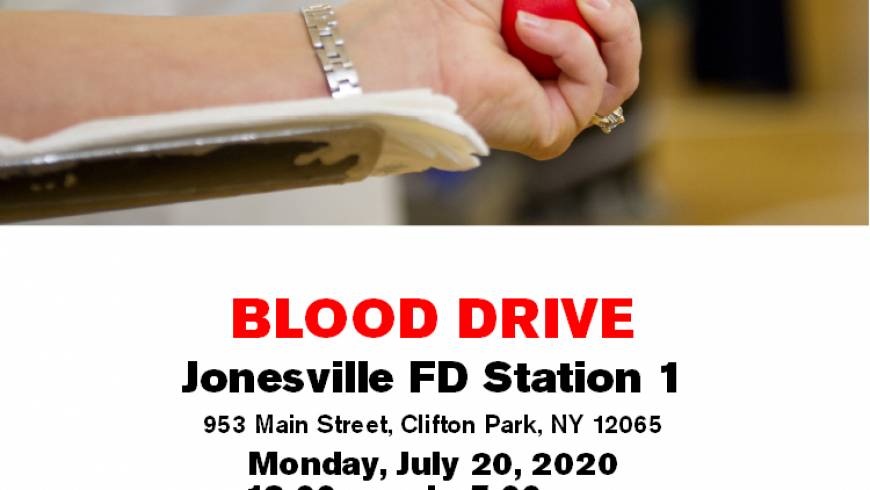 Blood Drive Scheduled for July 20th